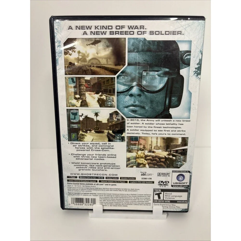 Tom Clancy's Ghost Recon Advanced Warfighter PS2 Sony PlayStation 2 CIB Complete